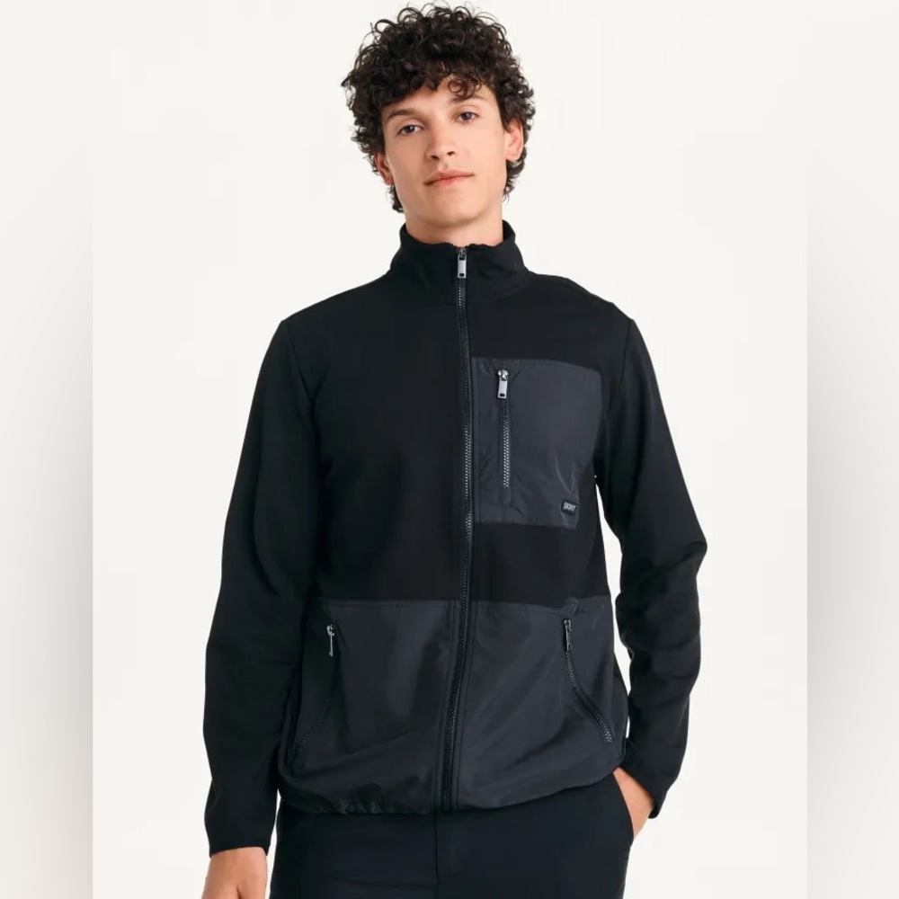 DKNY Men Yoga Track Jacket Size 2XL NWT